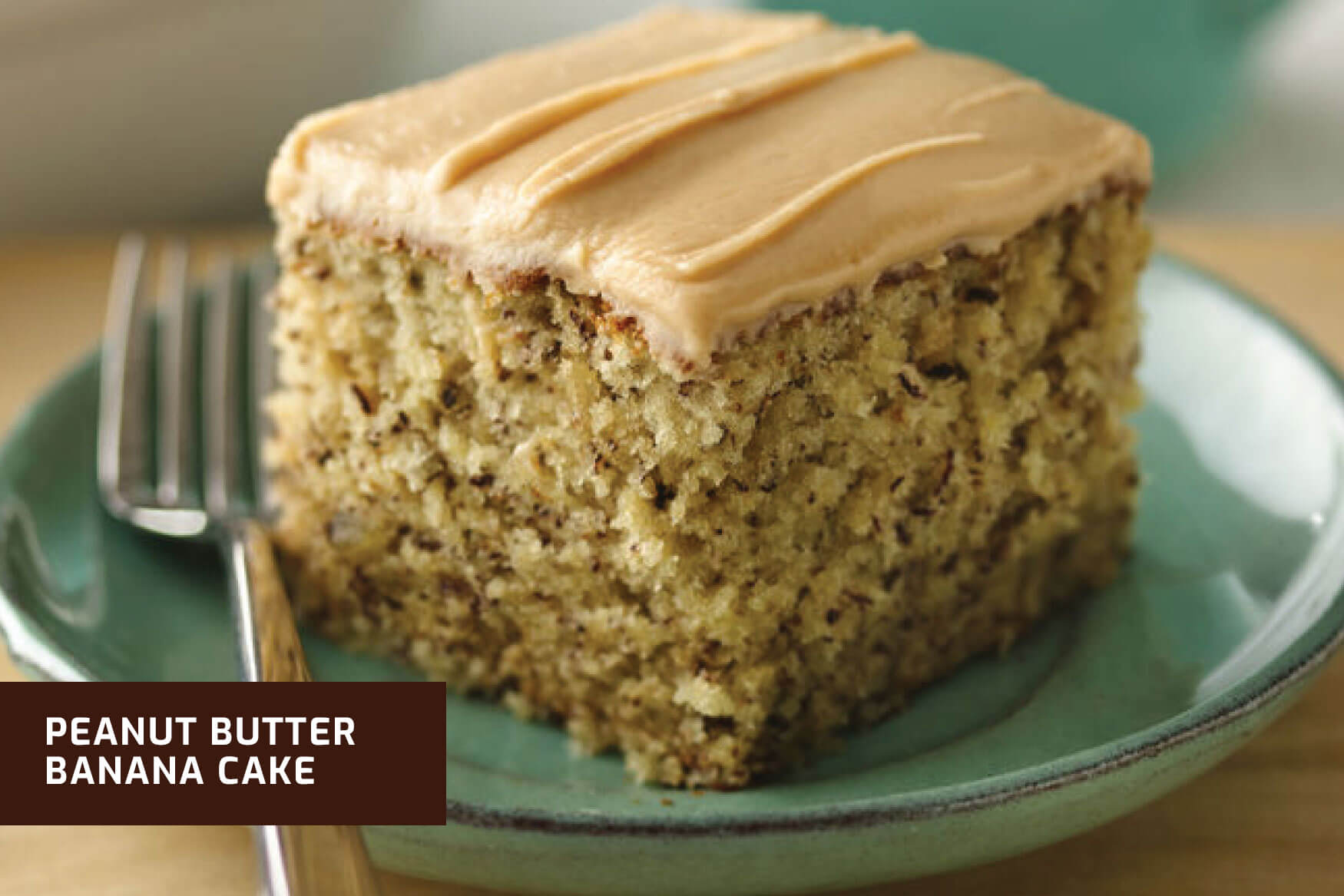 Easy Peanut Butter Banana Cake Recipe | Alpino Foods