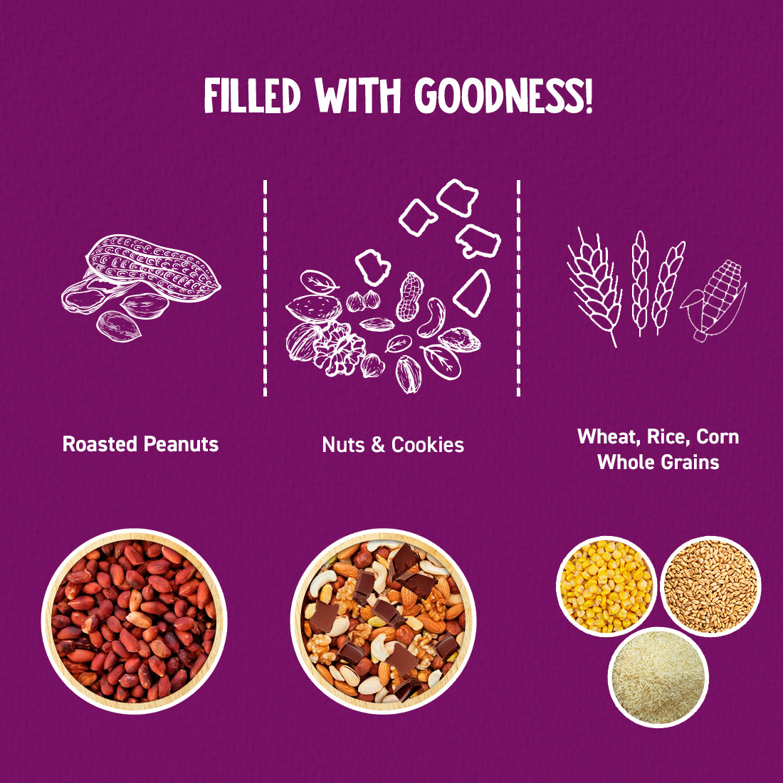 Ingredients Packed With Nutrition – Peanuts, Nuts, Grains