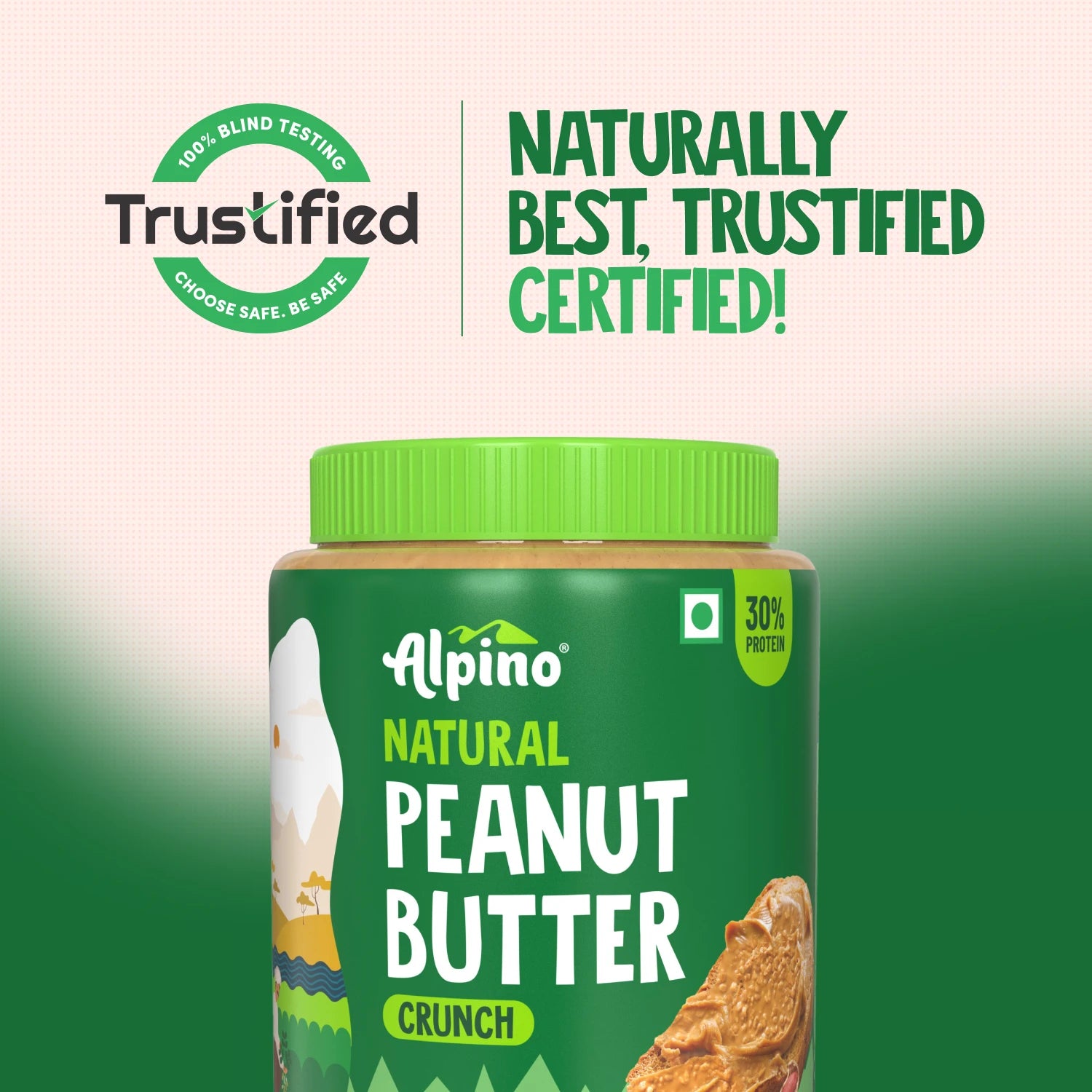 Trusted Certified Product of Alpino Natural Peanut Butter Crunch