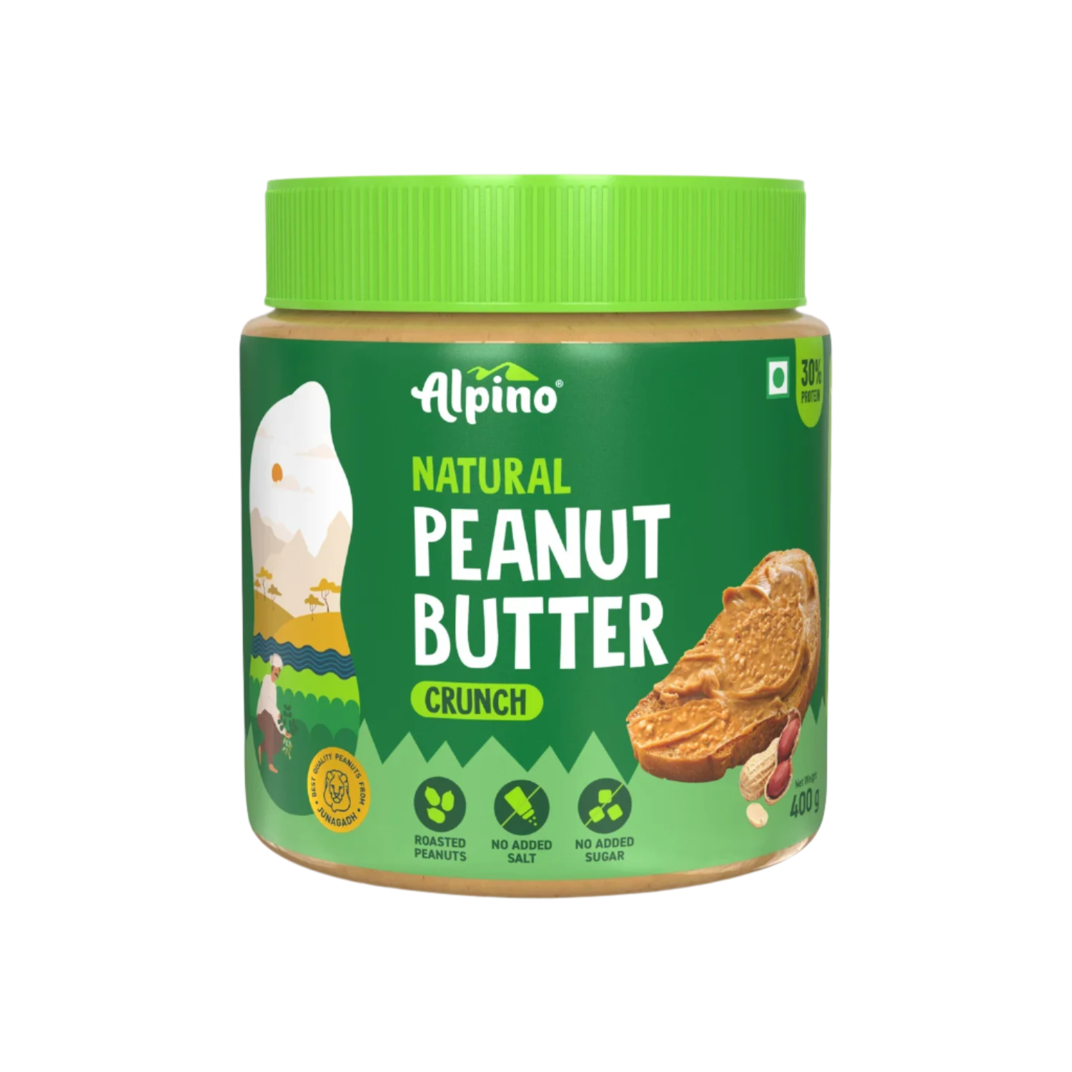 Alpino Peanut Butter With Premium and Roasted Peanuts