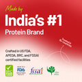 Alpino is India's number one protein brand with US FDA, APEDA, BRC, and FSSAI certificate