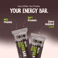 Alpino Coffee Protein Bar pack with 10g protein gluten-free snack