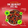 Alpino corn flakes chocolate cereal bowl
