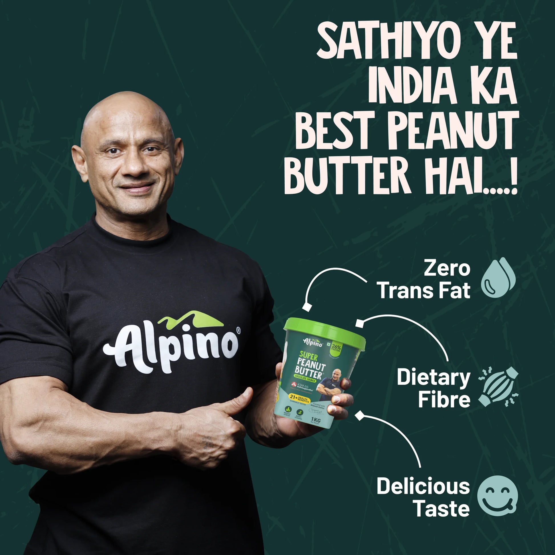 India’s Best Peanut Butter With Zero Trans Fat and Dietary Fiber