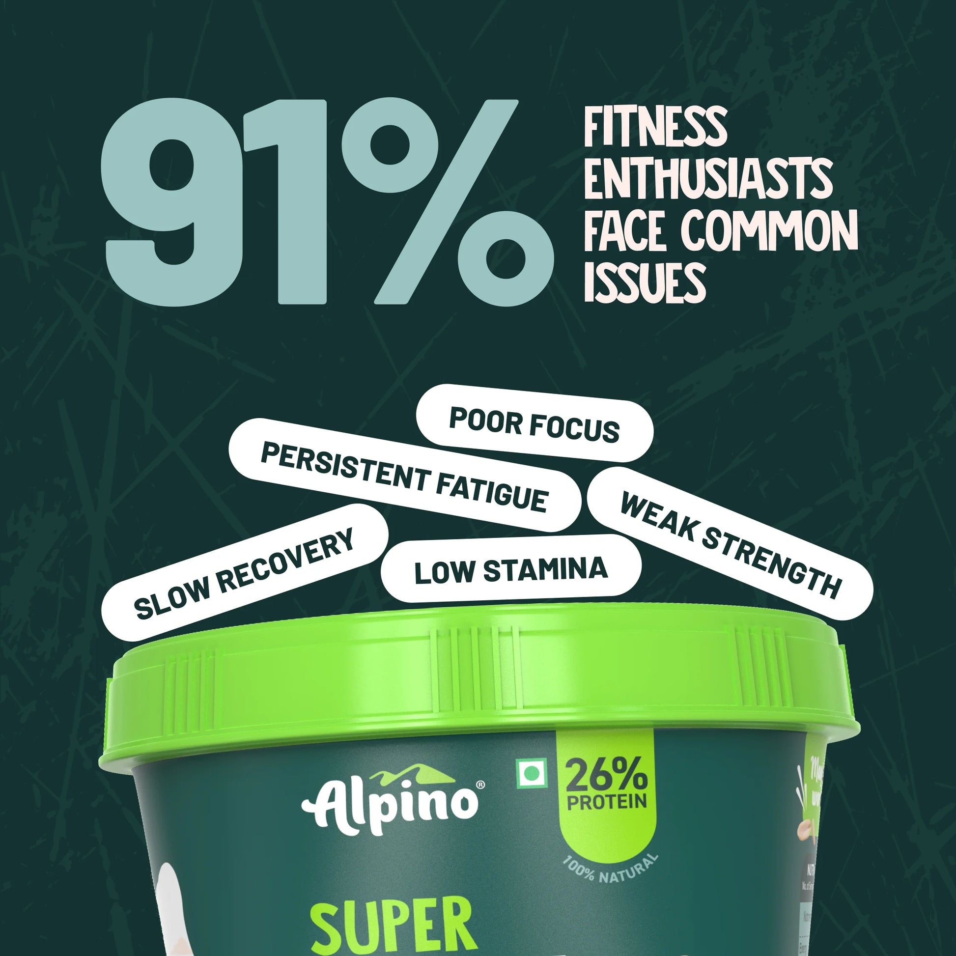 Alpino Super Peanut Butter Supports Stamina and Focus
