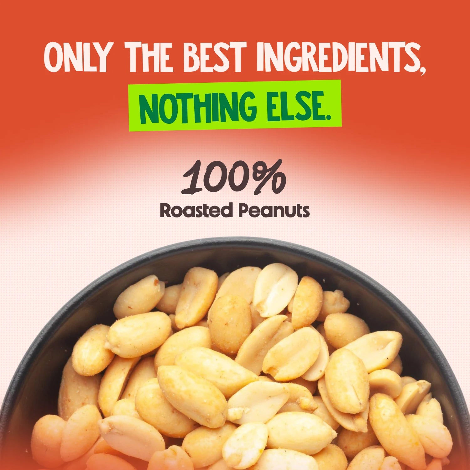 Only the Best Quality Roasted Peanuts in Every Bite