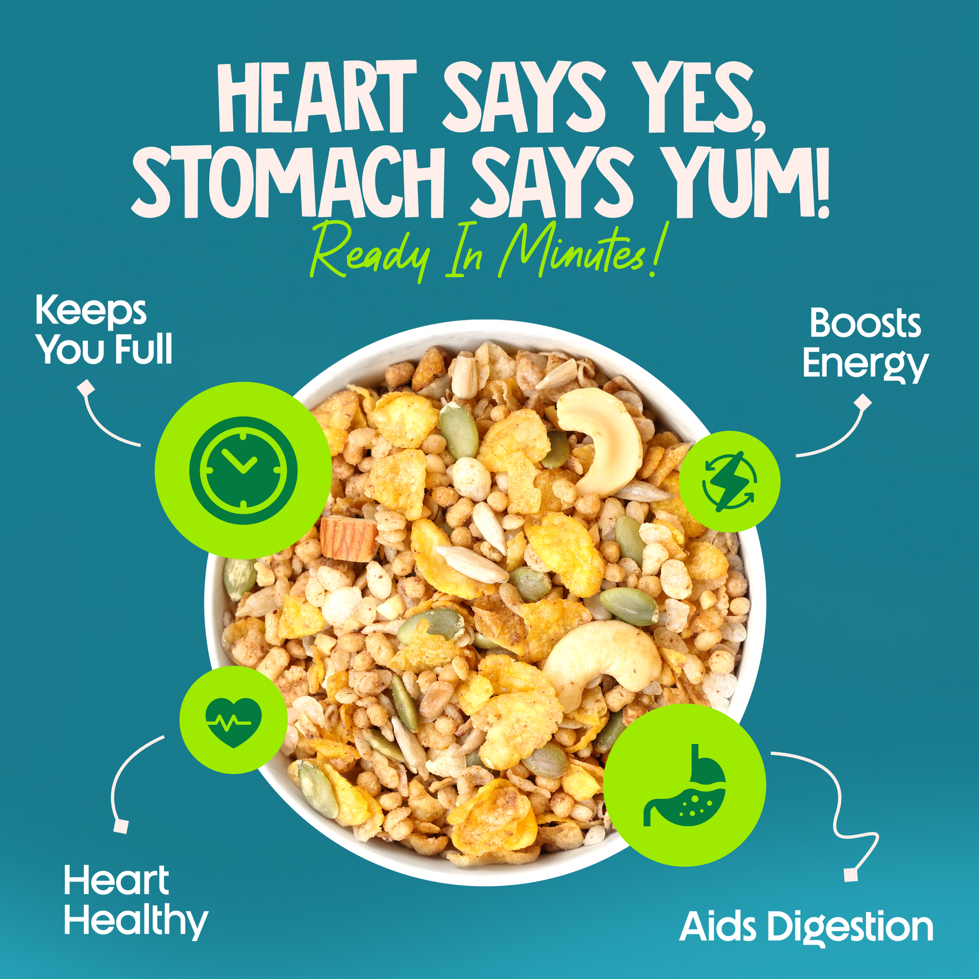 Healthy Muesli With No Added Sugar and Rich in Nutrients
