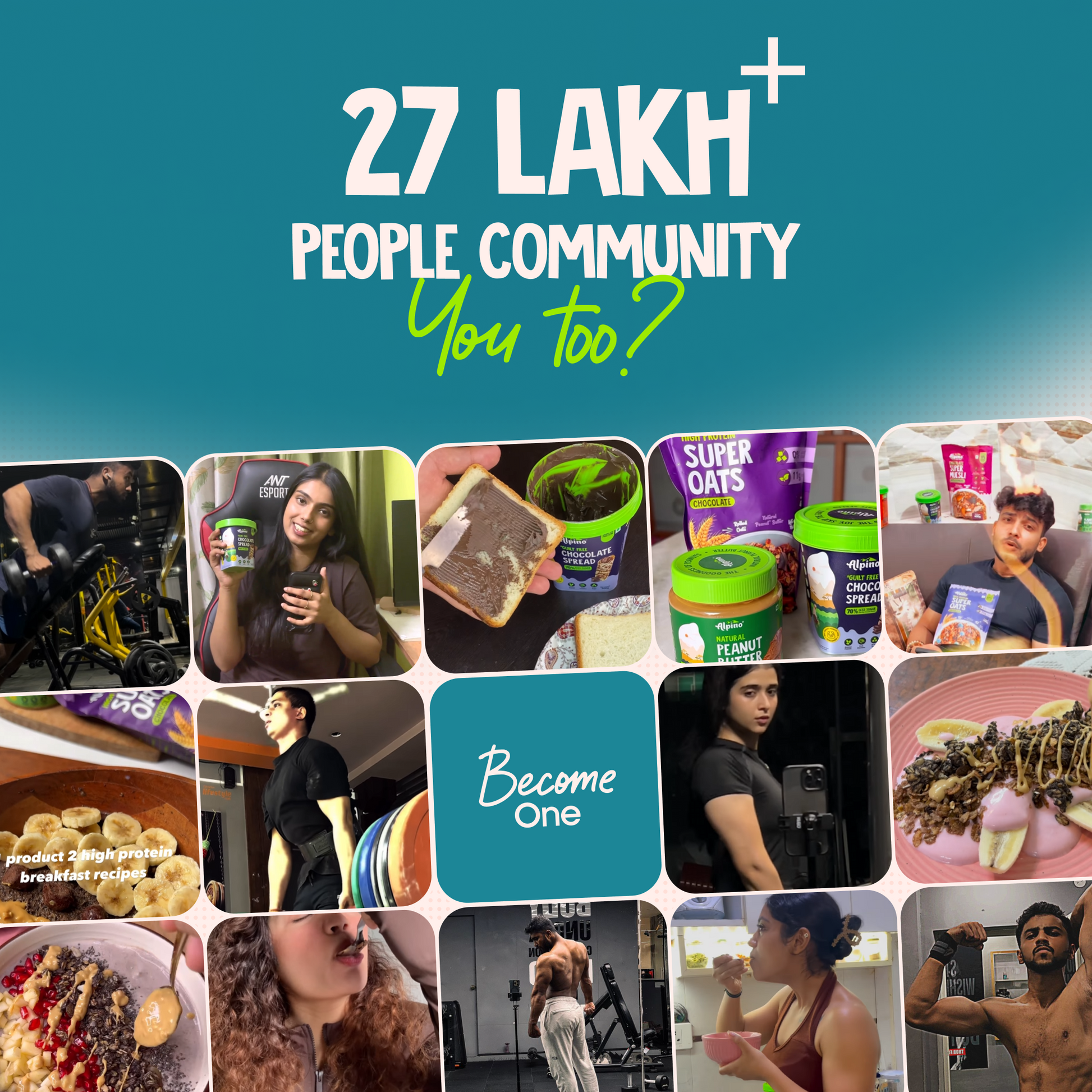 Join 27 Lakh+ People Enjoying Alpino’s Healthy Lifestyle