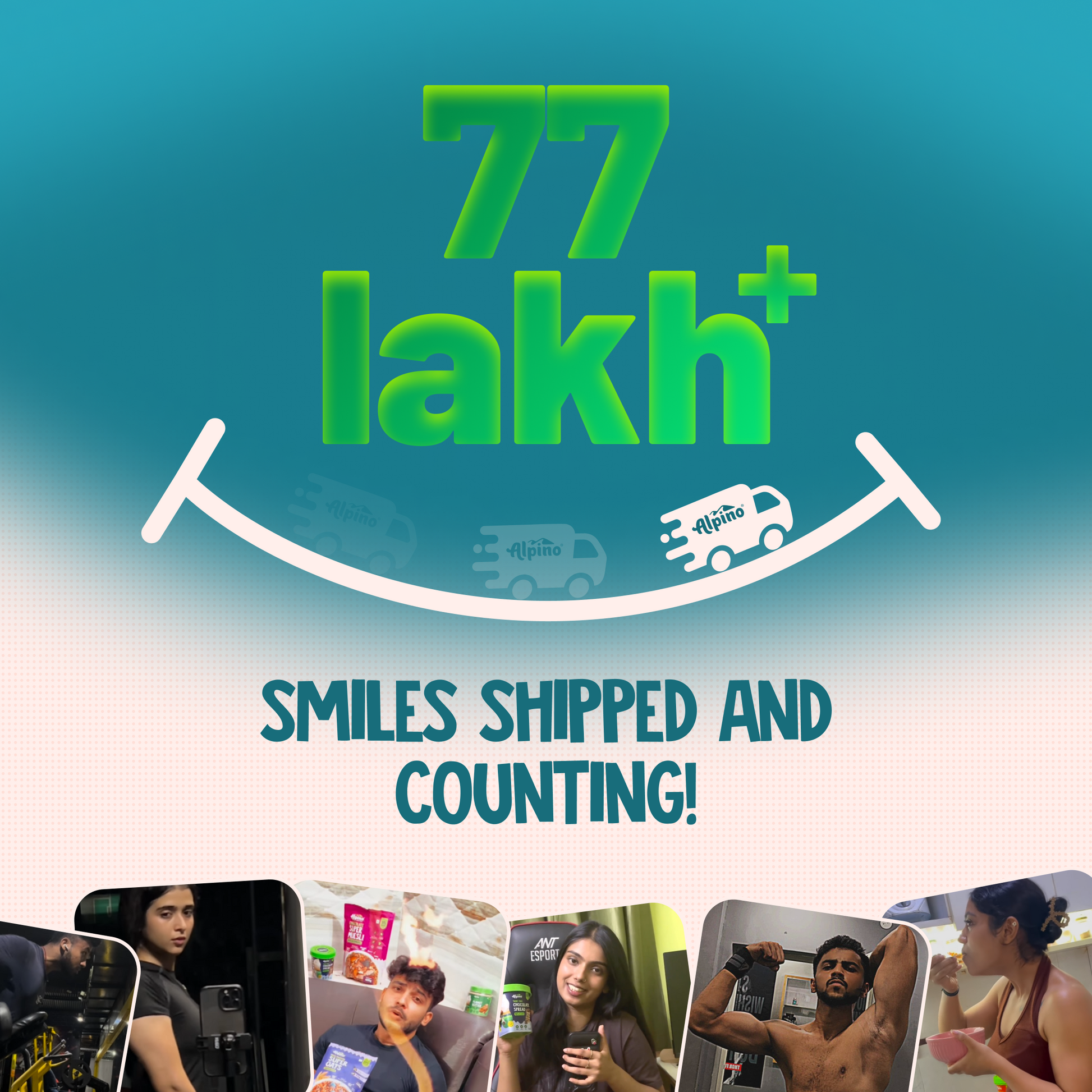 Alpino Delivers 77 Lakh+ Healthy Smiles Across India