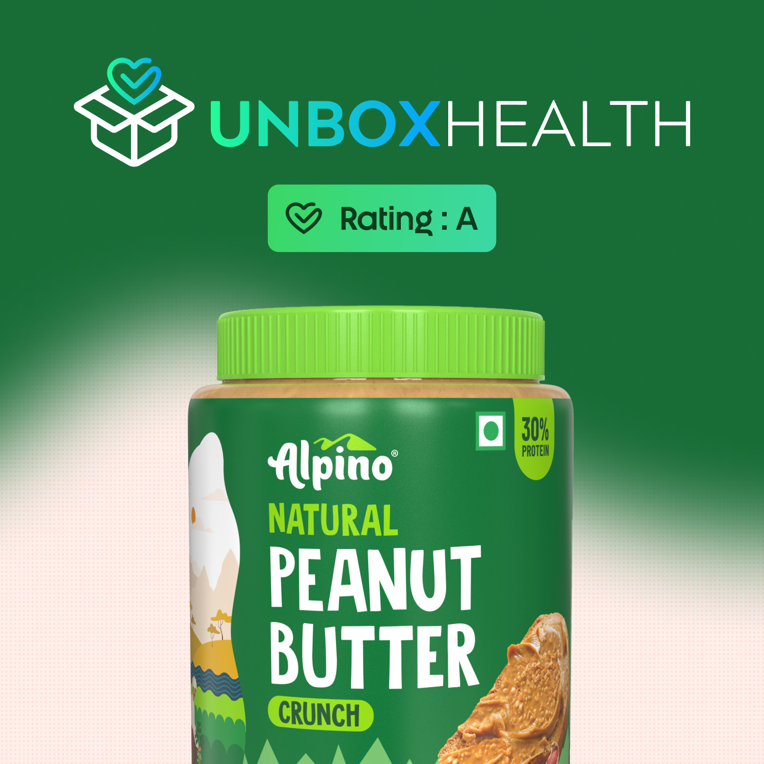Alpino Crunchy Peanut Butter Rated - A