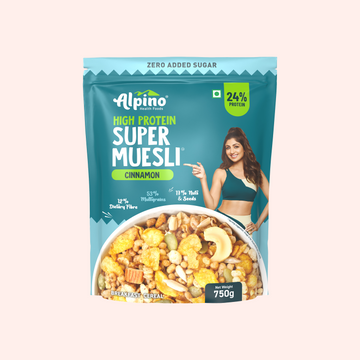 Alpino High Protein Super Muesli Cinnamon – 750g Pack