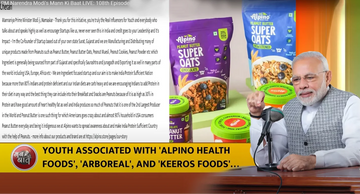 Alpino CEO Receiving Recognition from PM Modi
