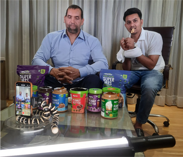 Khali with Alpino’s CEO – Building a Healthy Brand Together