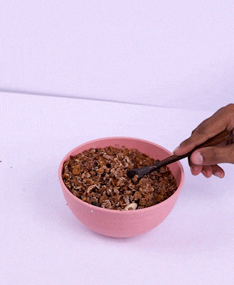 Nutritious and Crunchy Breakfast Ready to Eat