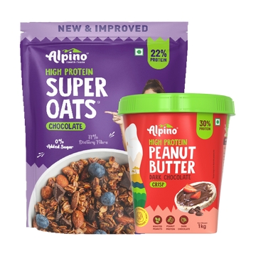 Alpino High-protein Chocolate Oats With Crunchy Peanut Butter