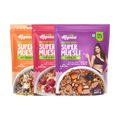 Alpino Protein Rich Super Muesli trio packs – Chocolate, Fruit & Nut, Nut Delight