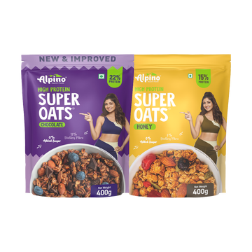 High Protein Breakfast Oats With 22% and 15% Protein