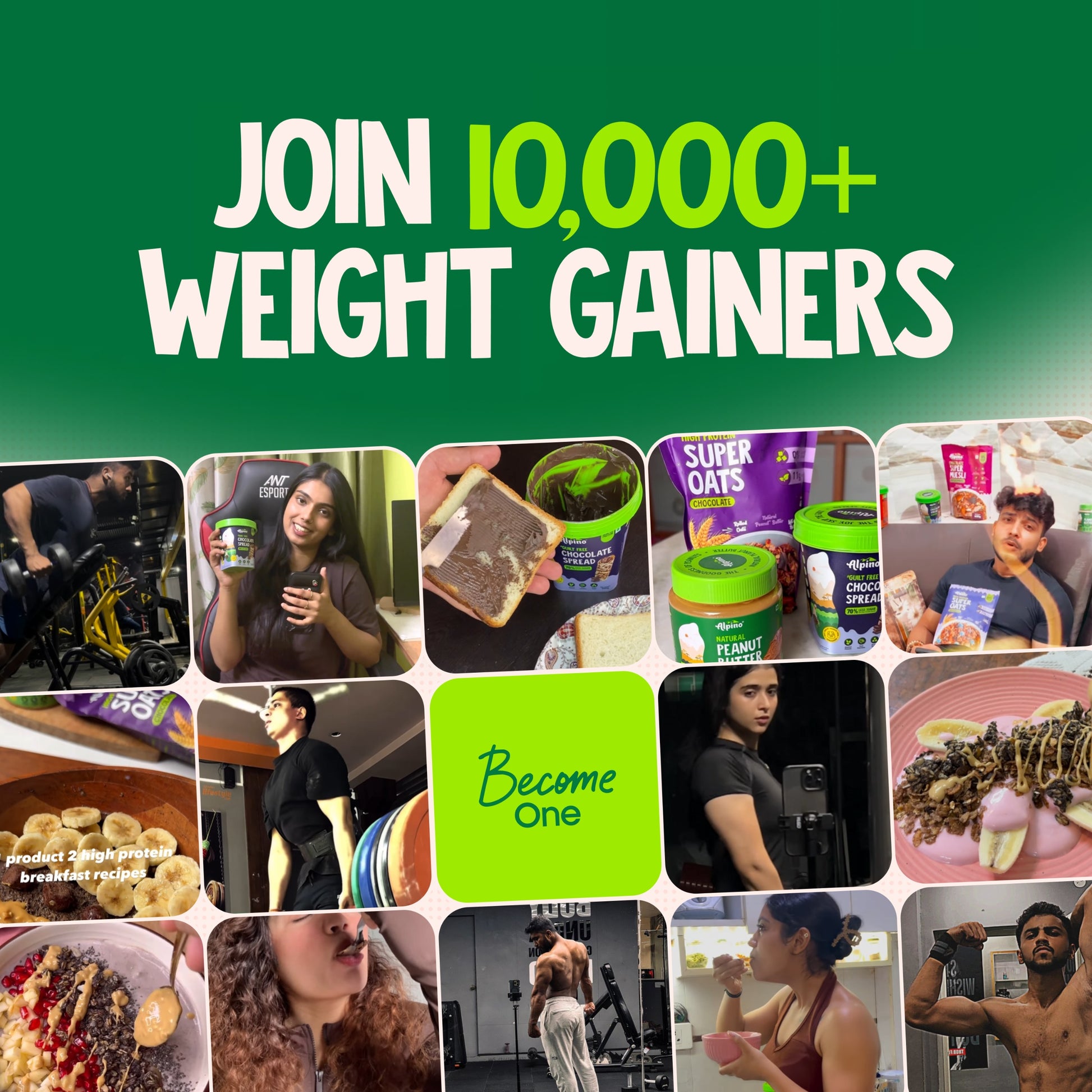 Join the Alpino Community of 10,000+ Weight Gainers