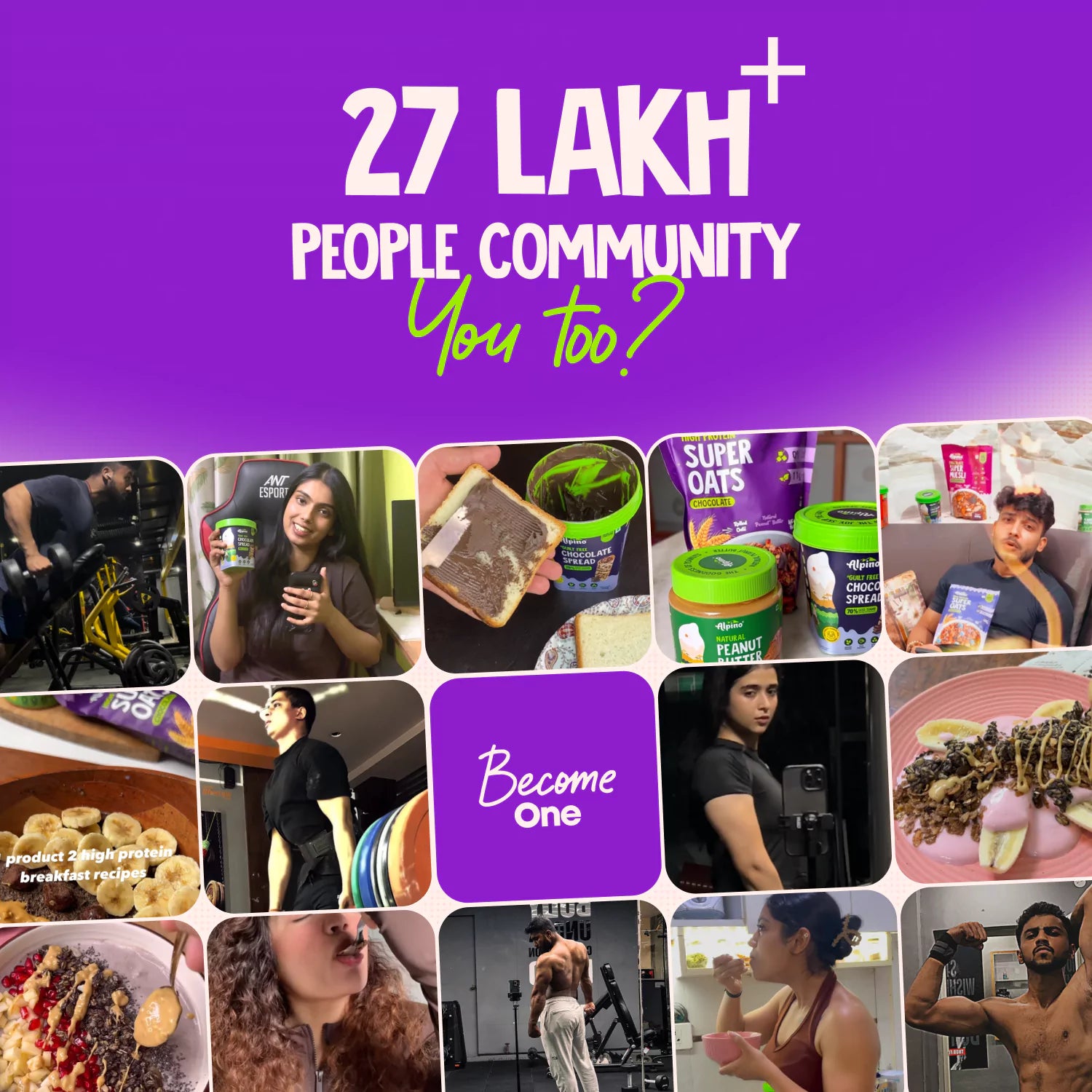 Join 27 Lakh+ Fitness Lovers Enjoying Alpino