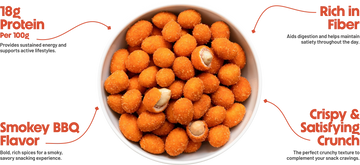 Nutritious Snack With Protein, Fiber, and Bold Smoky Seasoning