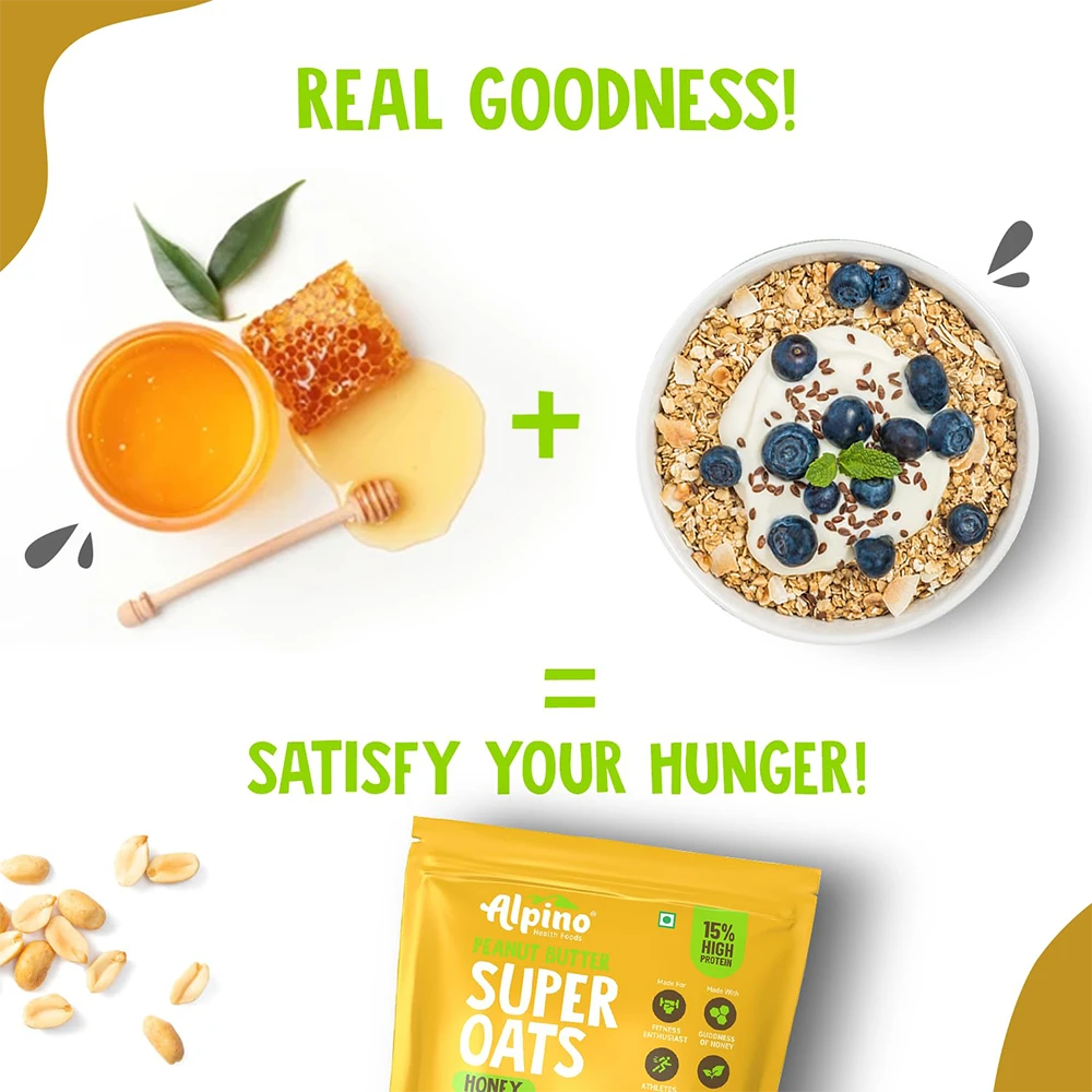 Alpino Super Oats With Honey and Blueberries