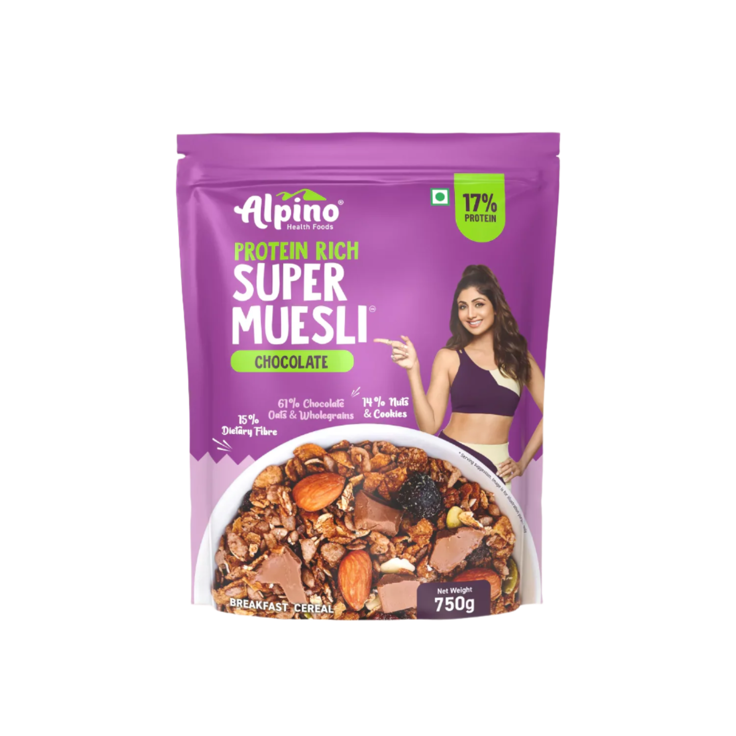 Alpino Super Muesli Chocolate – Protein-packed Breakfast Delight