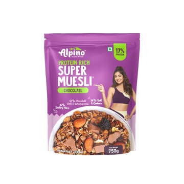 Alpino Super Muesli Chocolate – Protein-packed Breakfast Delight