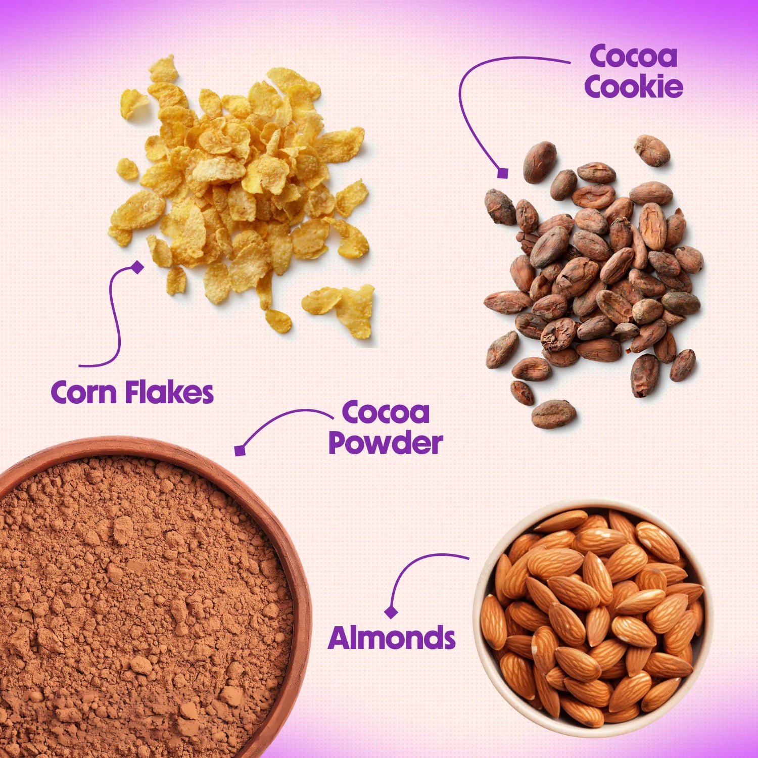 Made With Cocoa Powder, Almonds & More