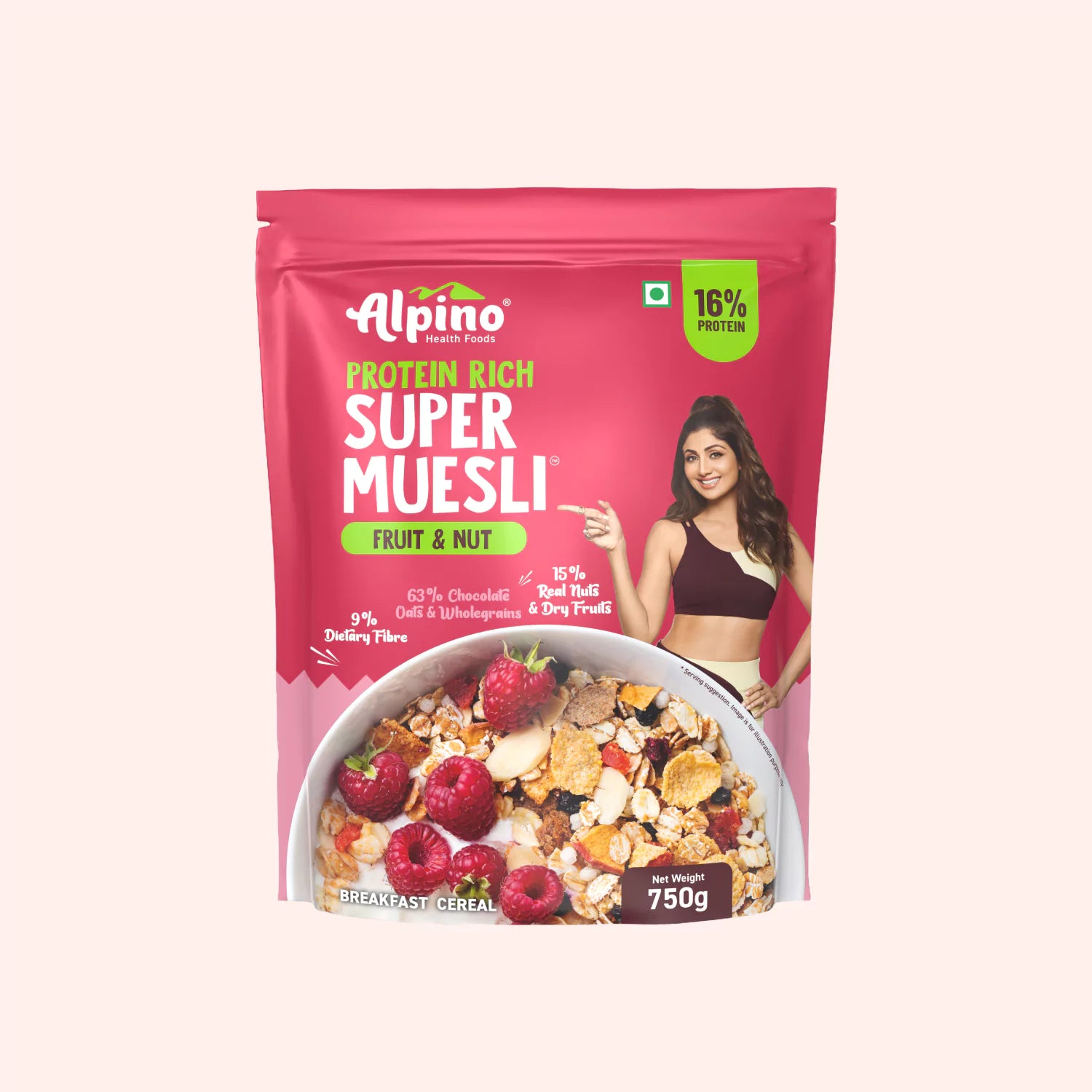 Alpino Protein Rich Super Muesli Fruit & Nut Pack
