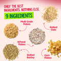 Nutritious Blend of Rolled Oats, Wheat Flakes, and Multigrain