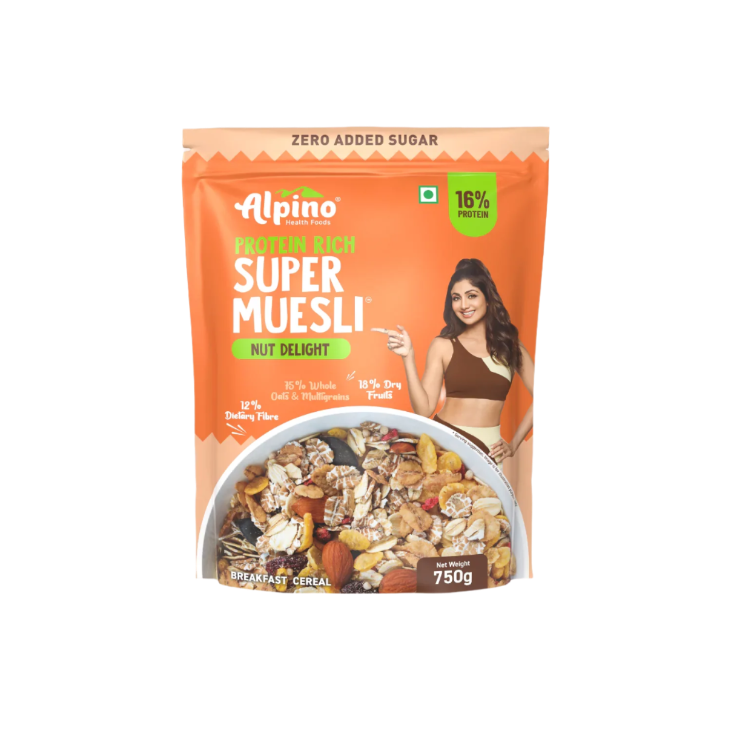 750g Pack of Healthy and Crunchy Nut Delight Muesli