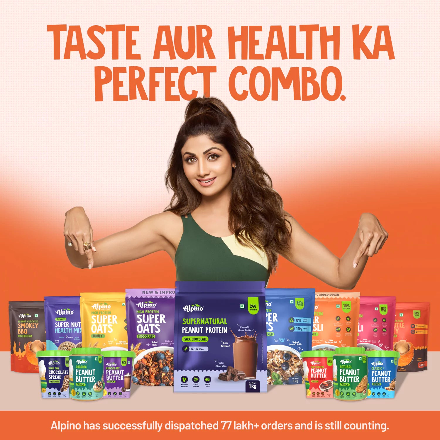 High-protein Oats, Peanut Butter, and Snacks by Alpino