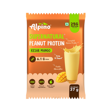Trial Pack : Supernatural Peanut Protein Powder Kesar Mango 37g