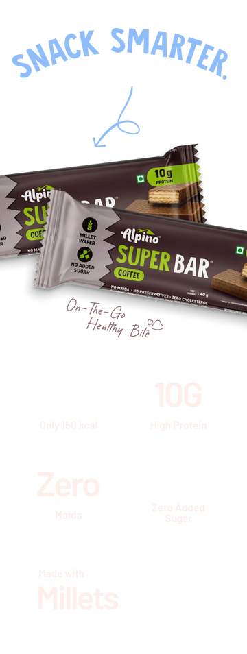 Try low calorie Alpino Coffee Protein Bar