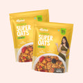 Double pack of Alpino Super Oats with natural honey