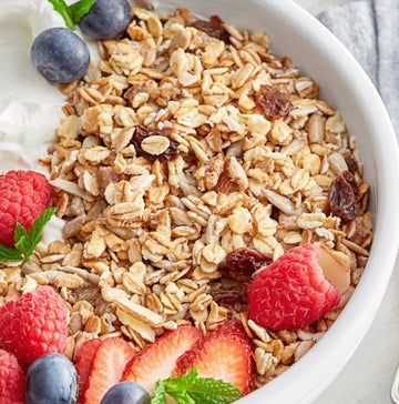 Nut Delight muesli overnight cereal