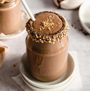 high protein peanut butter chocolate smoothie
