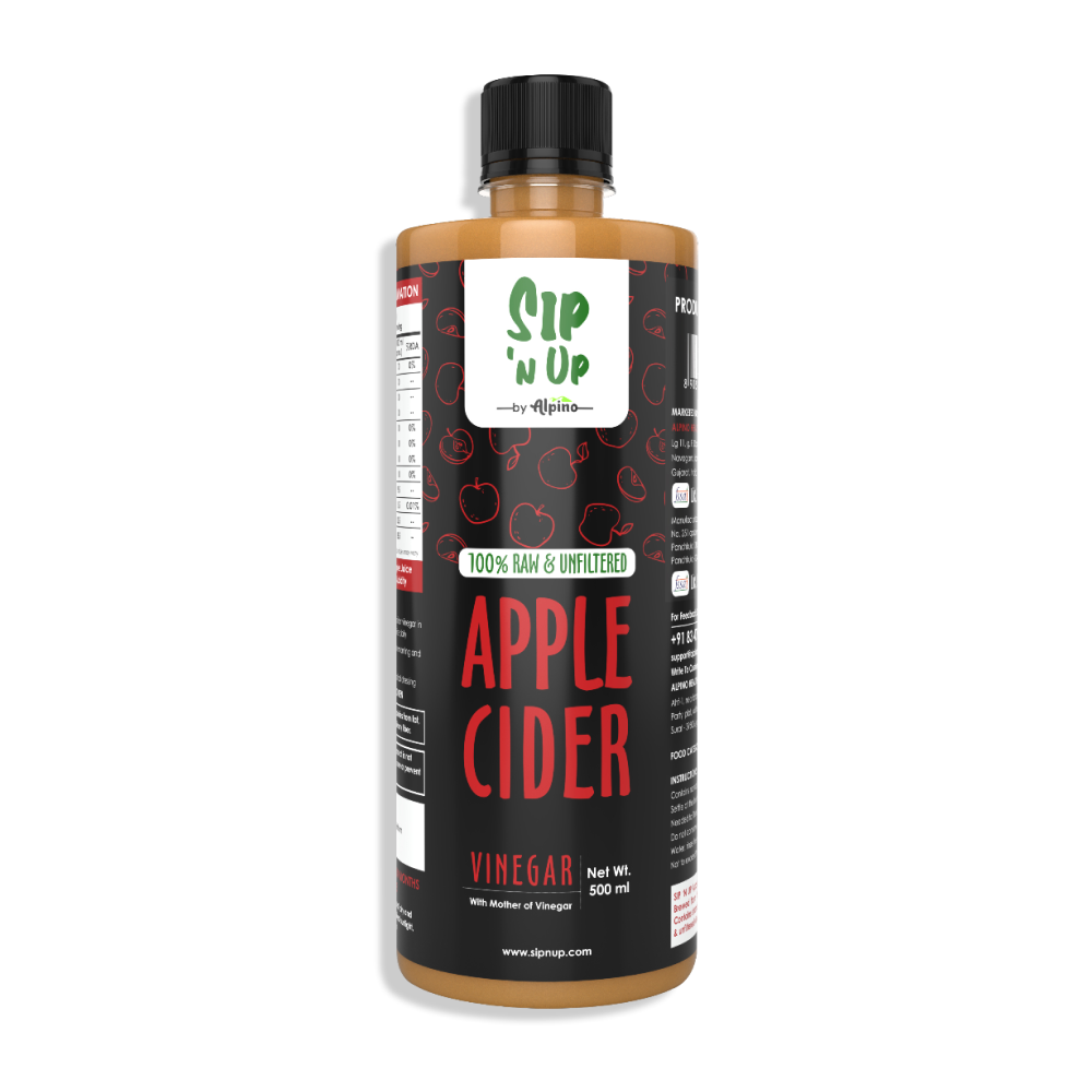 Sip 'n Up by, Alpino Organic Apple Cider Vinegar 500ml
