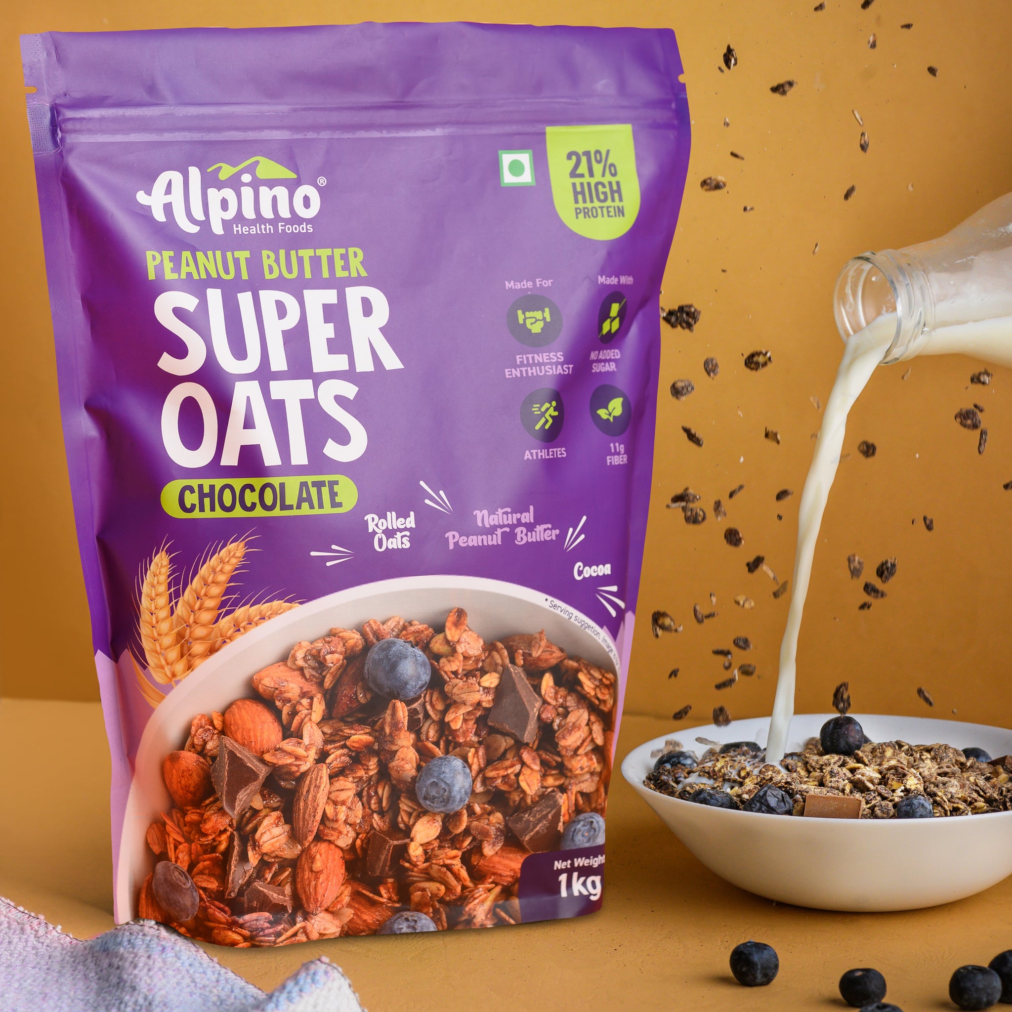 The Health Benefits of Natural Peanut Butter and Rolled Oats in ALPINO PEANUT BUTTER SUPER OATS