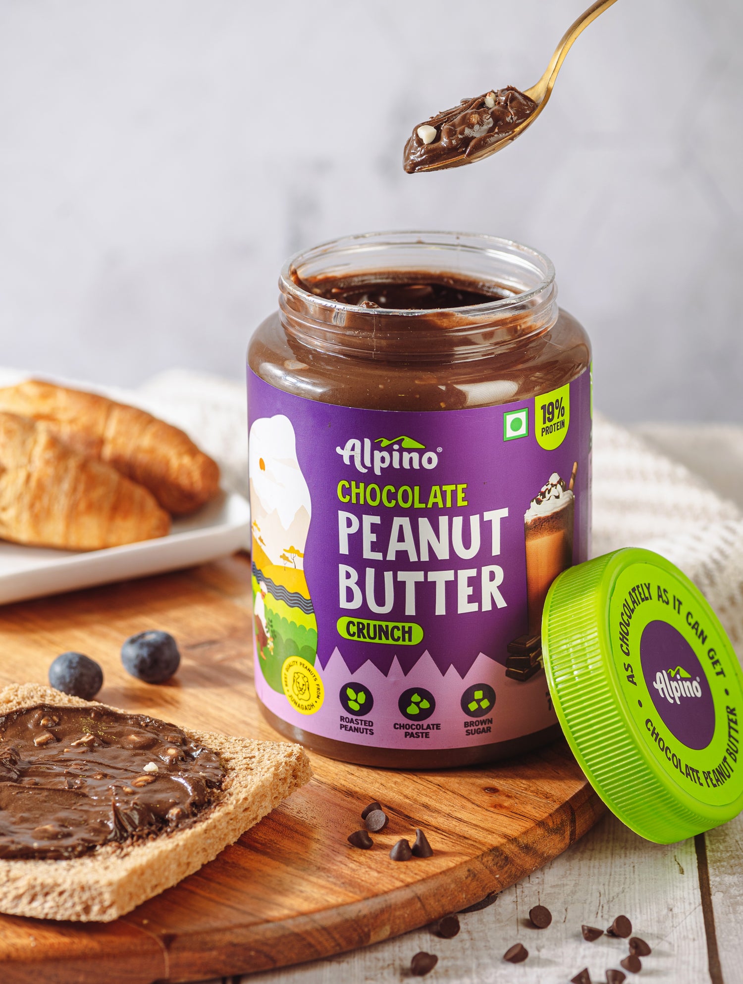 How is Peanut butter healthier for snacks compared to other spreads? Alpino