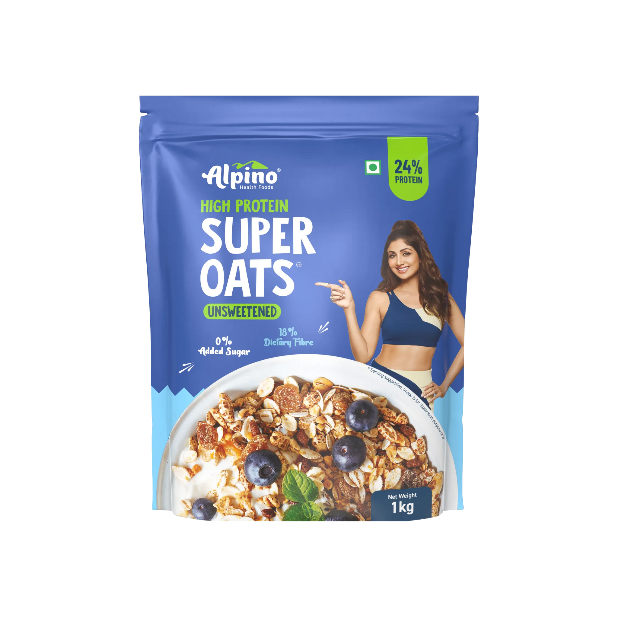 High Protein Super Rolled Oats Unsweetened 1kg