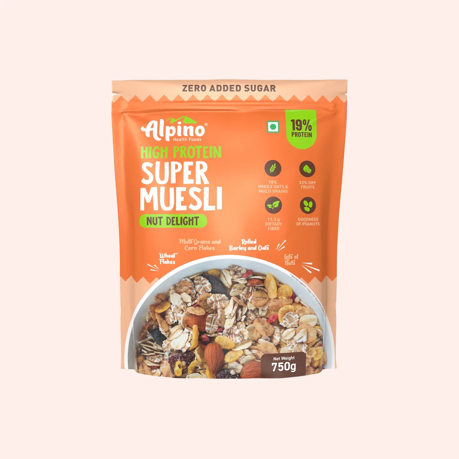 Zero Added Sugar Super Muesli Nut Delight