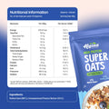 Alpino Super Oats Unsweetened Nutrition Chart