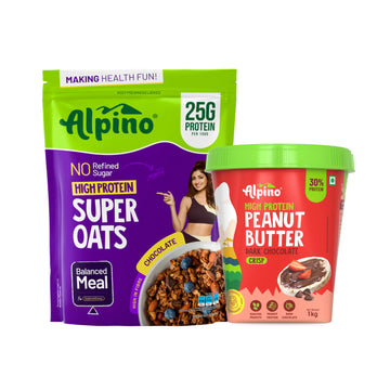 High Protein Crispy Chocolate Combo - Oats & Peanut Butter