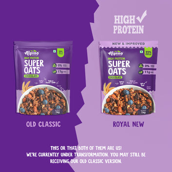 CHOCOLATEY BREAKFAST COMBO - High Protein Rolled Oats 1kg + Chocolate Super Muesli 400g & Chocolate Peanut Butter Smooth 1kg - Mega Saver Pack