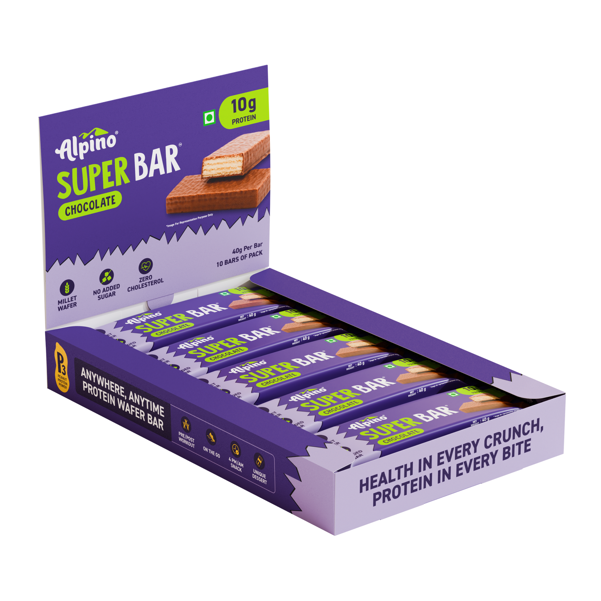 Super Bar Chocolate Pack of 10
