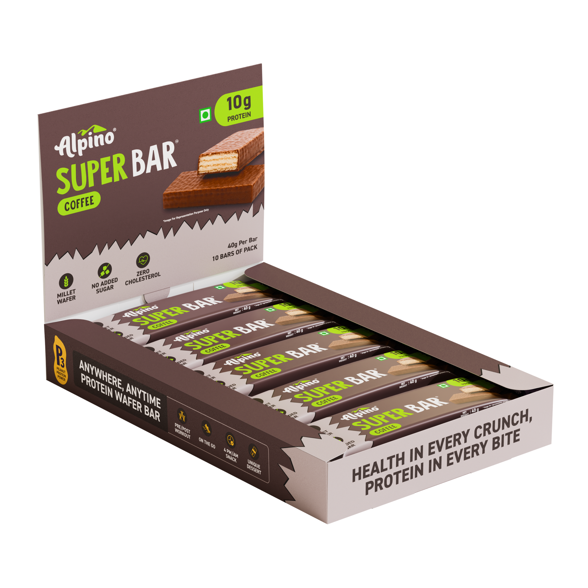 Super Bar Coffee Pack of 10