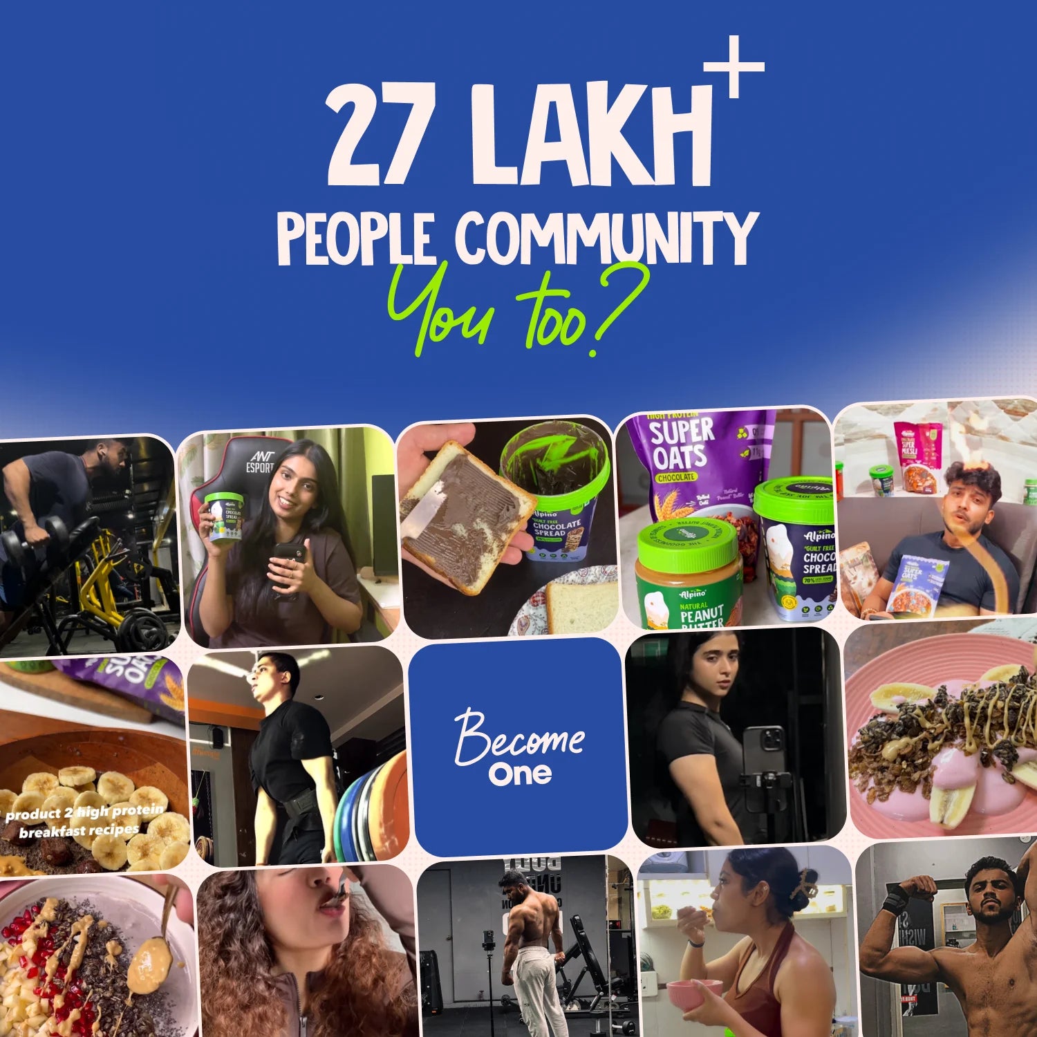 Alpino community of 27 lakh+ health-conscious people