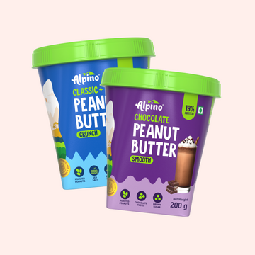 30% OFF Peanut Butter Combo - Smooth 200g & Crunch 200g - Saver Value Pack (Tub)