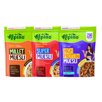 High Fibre Muesli Combo 1.2 KG - Variety Pack